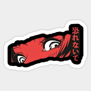 Anime look Sticker